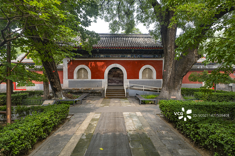 北京万寿寺古建筑风景图片素材