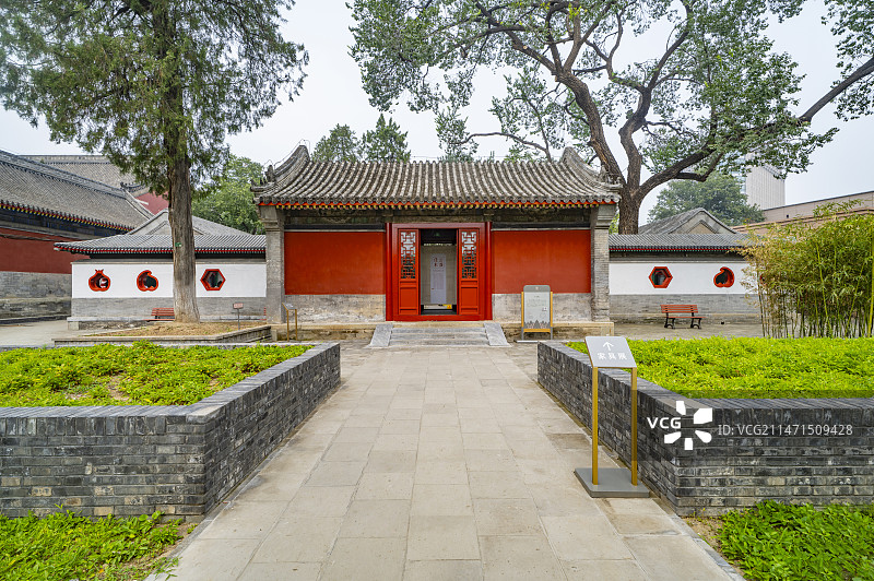 北京万寿寺古建筑风景图片素材