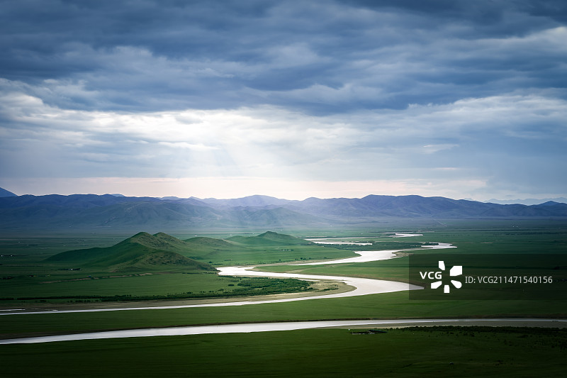 黄河九曲第一湾图片素材