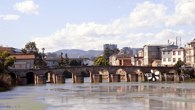 昆明海口镇川字闸图片素材