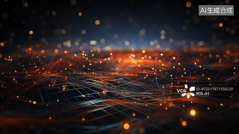 【AI数字艺术】量子美学量子计算量子力学量子纠缠量子叠加图片素材