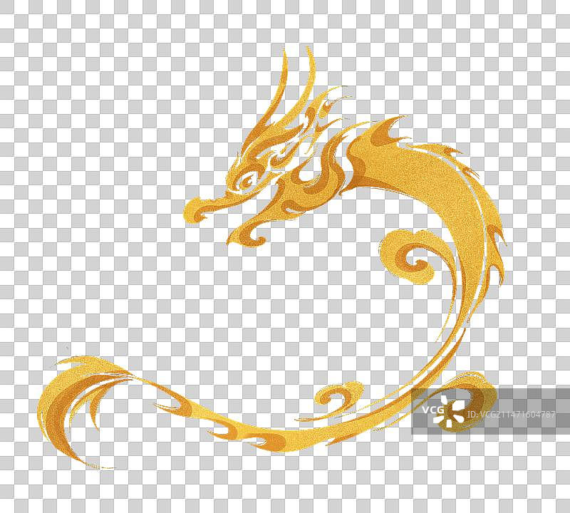 写意抽象龙型图片素材