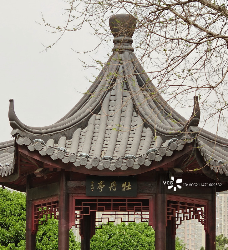 牡丹亭图片素材