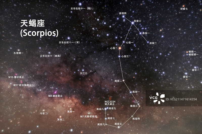 天蝎座图片素材