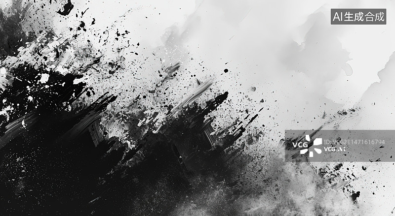 【AI数字艺术】雨季湿窗特写图片素材