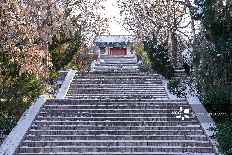 山东省 济南市 历下区 千佛山 文昌阁图片素材