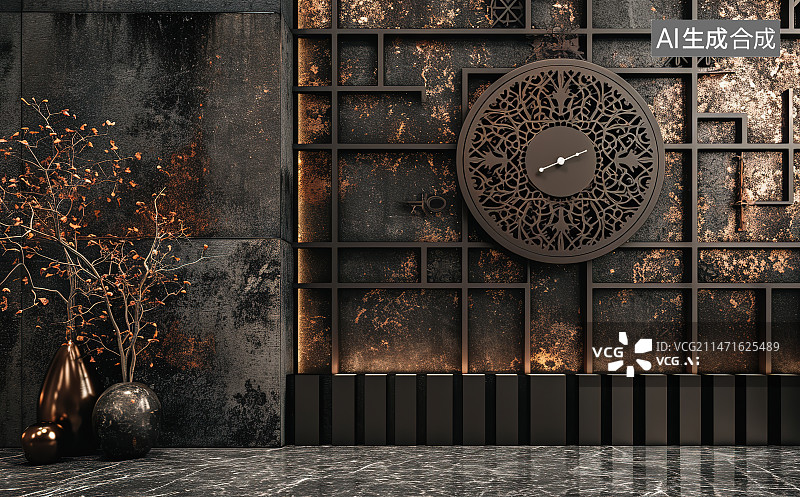 【AI数字艺术】传统民居古建筑木雕艺术图片素材