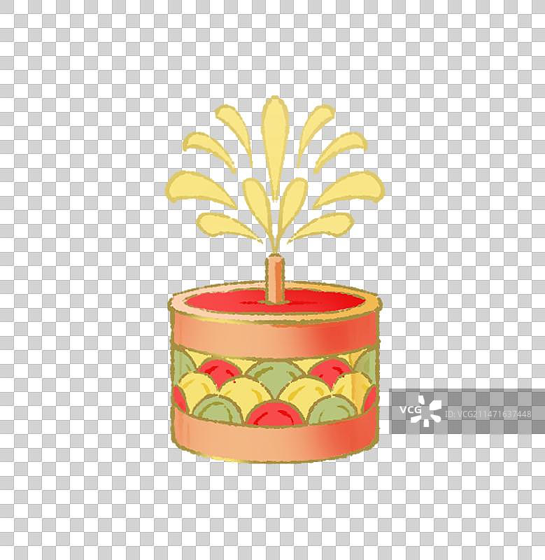 新年春节绽放的烟花爆竹图片素材