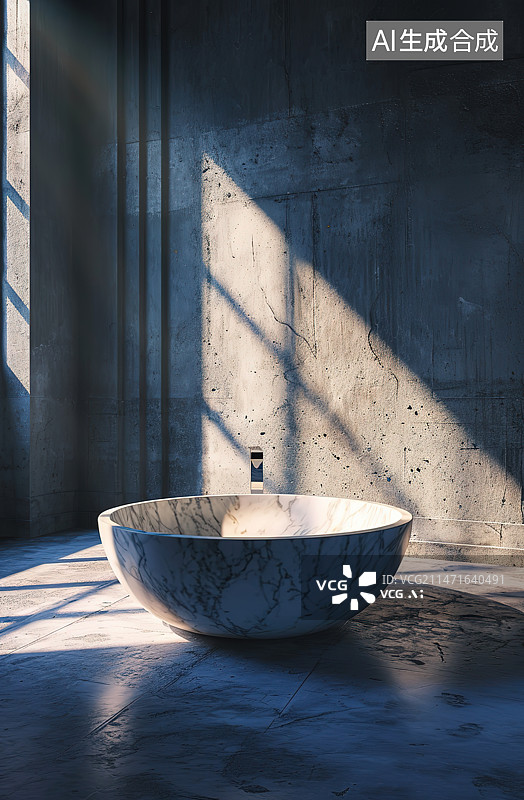 【AI数字艺术】靠墙的空碗图片素材