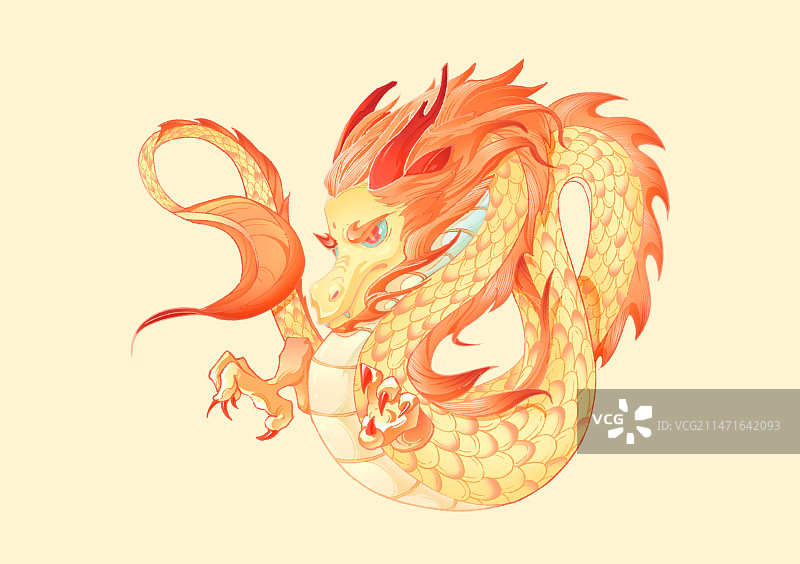 中华文化十二生肖中国龙图片素材