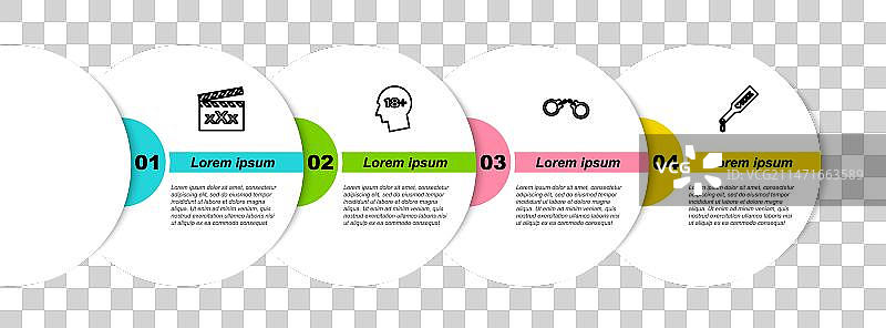 电影场记板线条图标合集图片素材