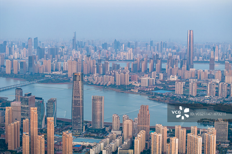 武昌沙湖建筑群图片素材