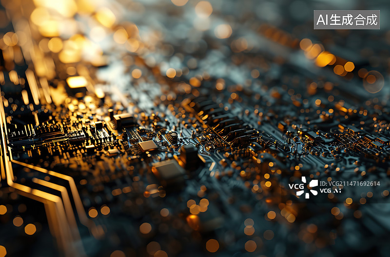 【AI数字艺术】计算机设备全帧拍摄图片素材