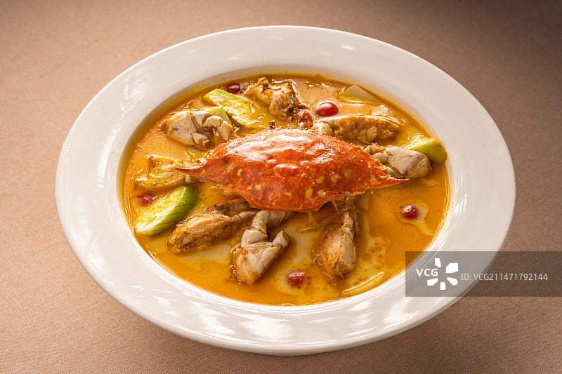 咖喱蟹图片素材