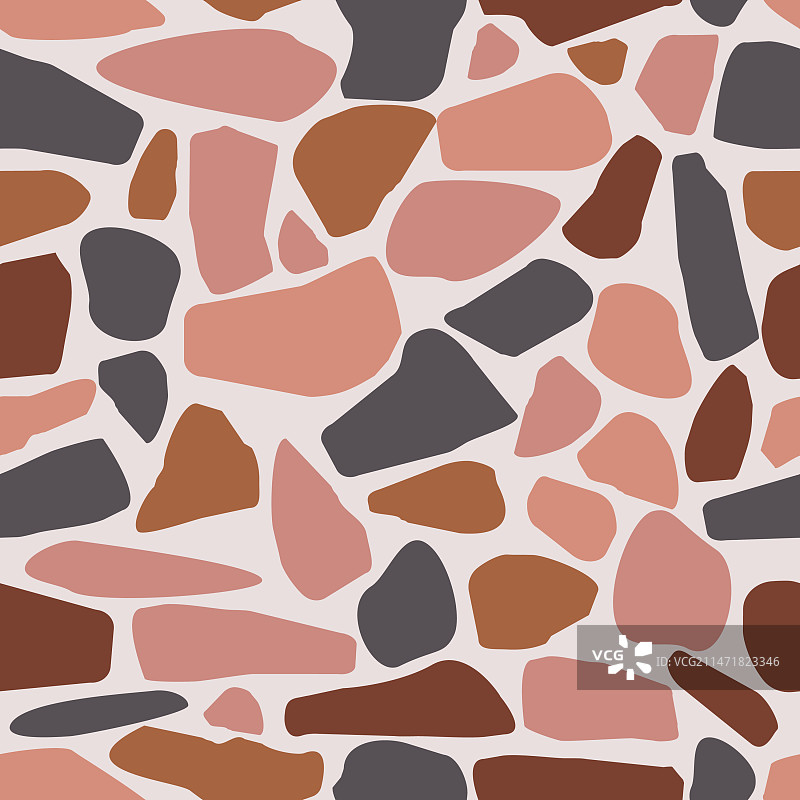 彩色斑点石的抽象方形图案图片素材