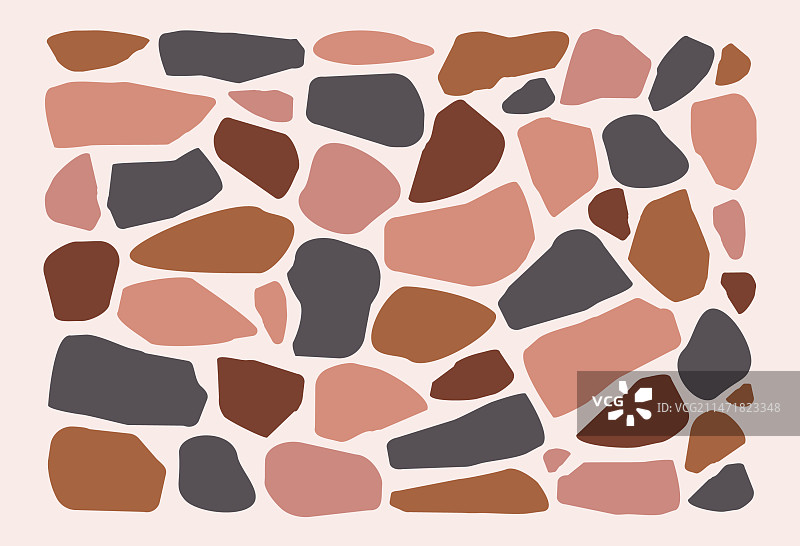 彩色斑点抽象矩形背景图片素材