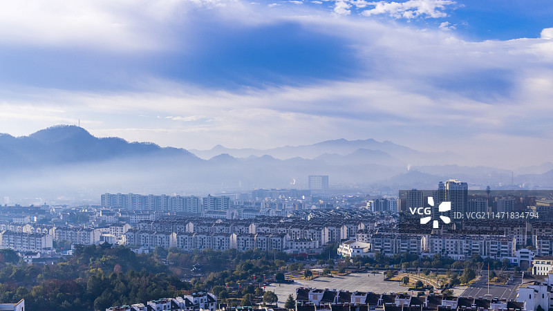 冬日绩溪蓝图片素材