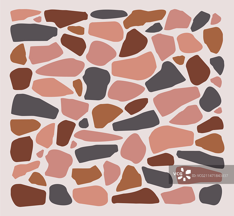 彩色斑点石的抽象方形背景图片素材