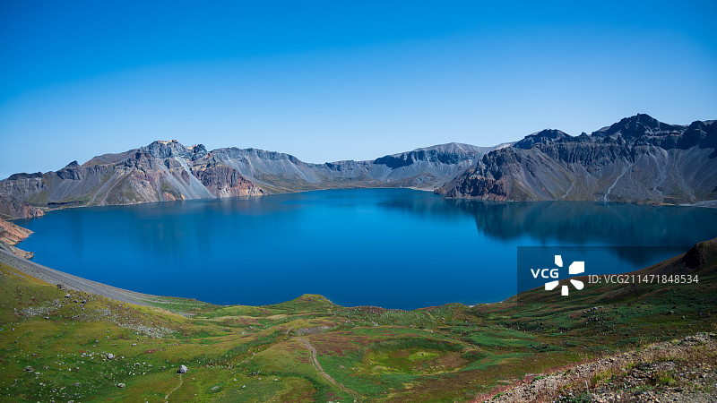 长白山天池图片素材