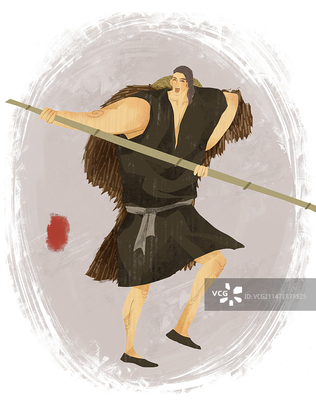 水浒传-天败星·活阎罗·阮小七图片素材