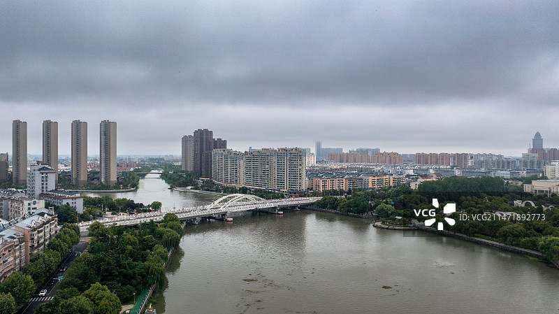 江苏阜宁城市风光图片素材