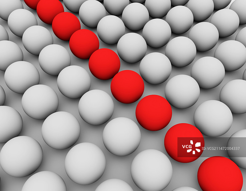 颜色不一样的小球阵列图片素材