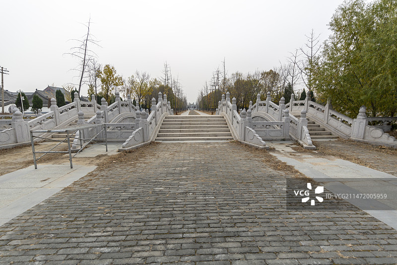 山东济宁明鲁王陵（明鲁王墓）：内御桥图片素材