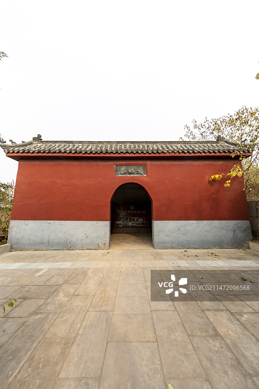 山东济宁明鲁王陵（明鲁王墓）戈妃墓（王妃戈氏墓）：外景图片素材