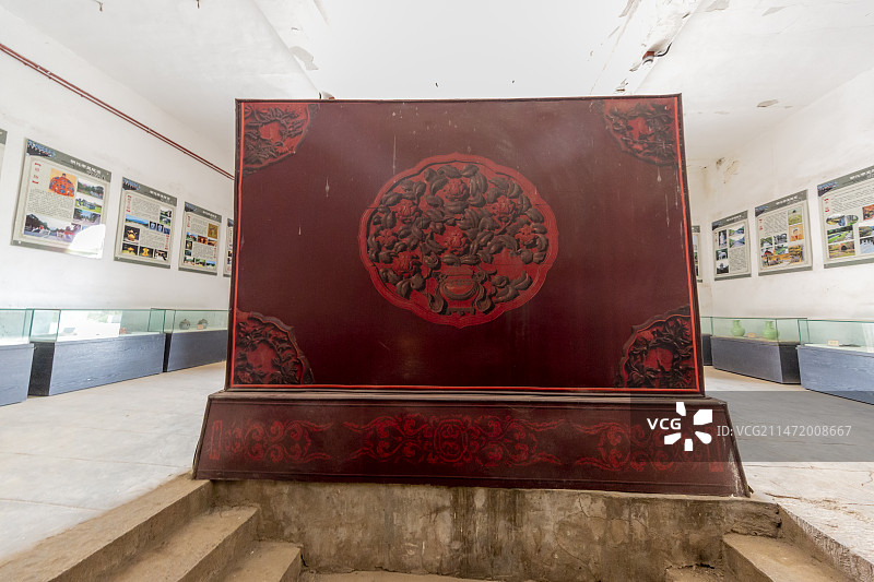 山东济宁明鲁王陵（明鲁王墓）戈妃墓（王妃戈氏墓）地宫：墓室图片素材