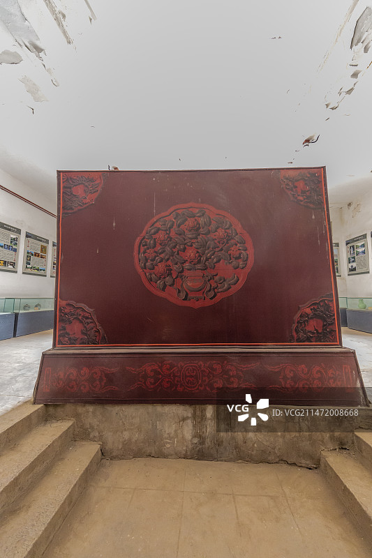 山东济宁明鲁王陵（明鲁王墓）戈妃墓（王妃戈氏墓）地宫：墓室图片素材