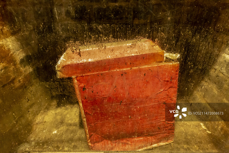 山东济宁明鲁王陵（明鲁王墓）戈妃墓（王妃戈氏墓）地宫：墓室图片素材