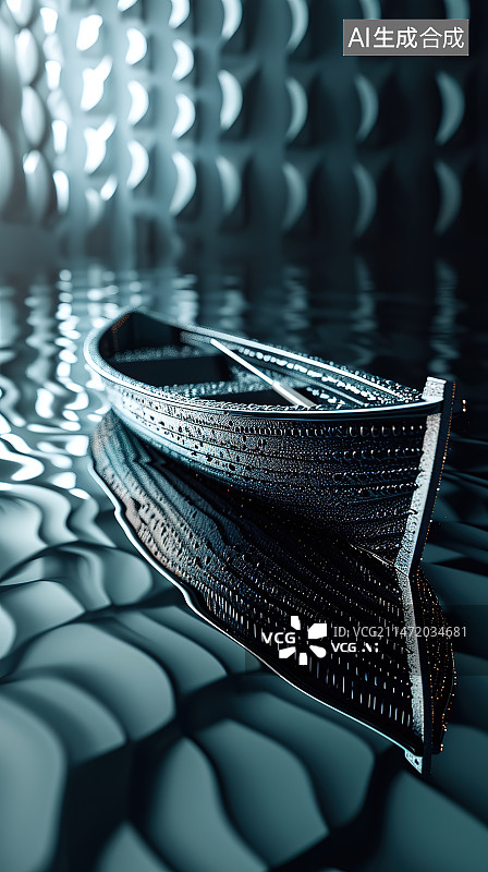 【AI数字艺术】桌子上的空钱包特写镜头图片素材