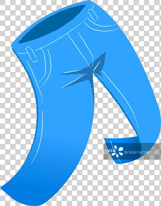 蓝色牛仔裤图片素材