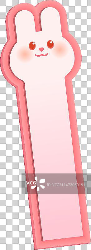 兔宝宝春节吉祥标志抽签棒图片素材