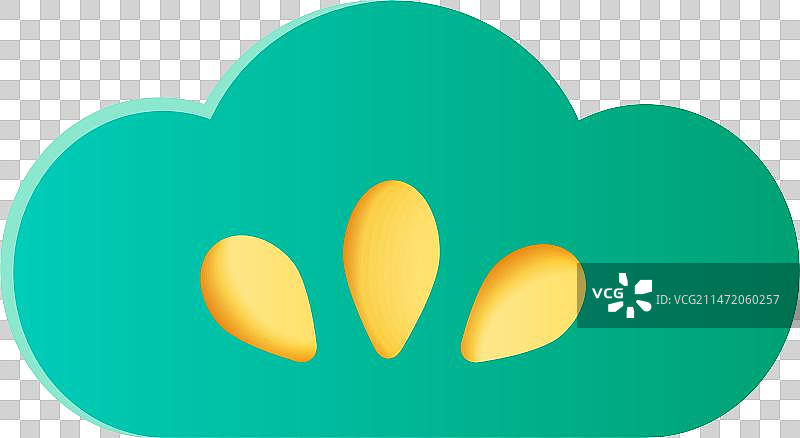 纸艺术风格的日本松符号图片素材