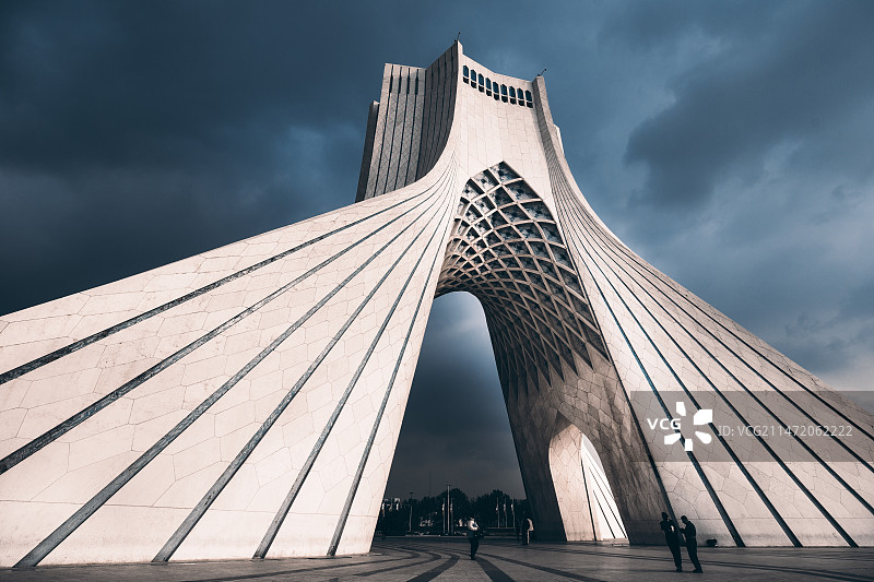 伊朗德黑兰的自由塔（阿扎迪塔）图片素材