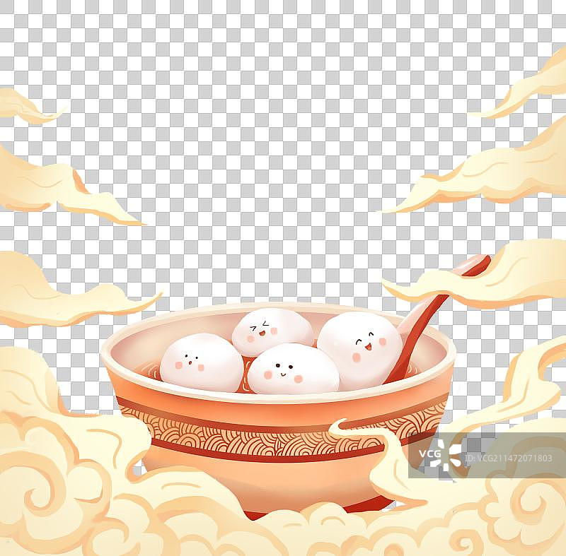 元宵节元素-团圆图片素材