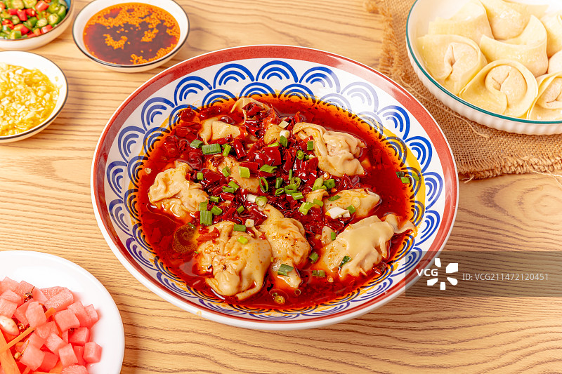 重庆香辣抄手图片素材