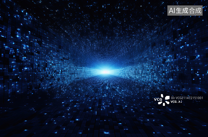 【AI数字艺术】科技背景图图片素材