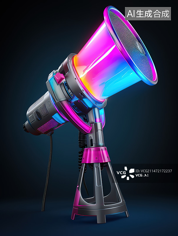 【AI数字艺术】在黑色背景下用双筒望远镜观察的特写镜头图片素材