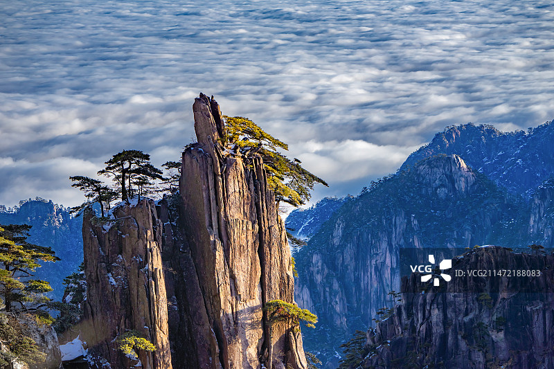 黄山奇石图片素材