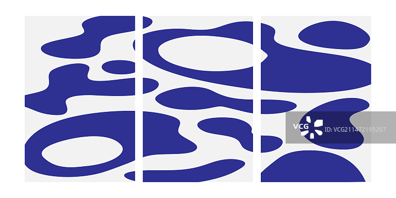 三张抽象海报设计图片素材