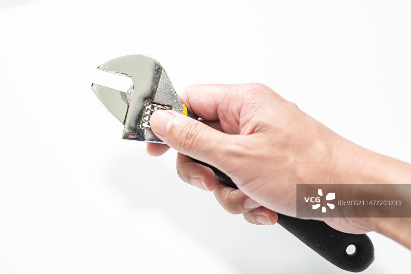 手握扳手图片素材