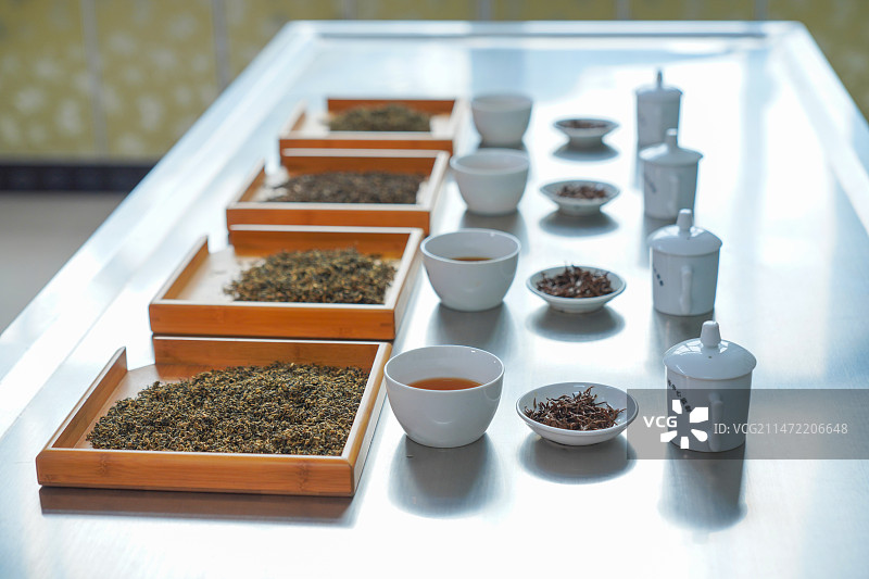 湖北利川红茶审评图片素材