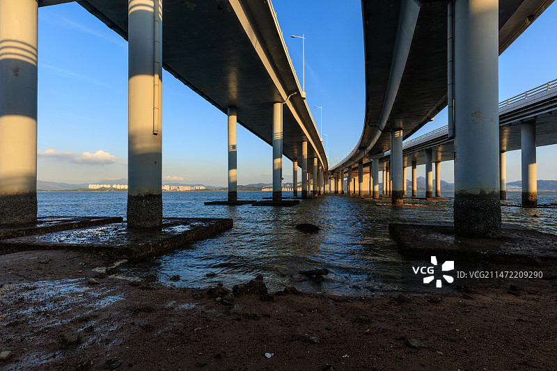 深圳湾大桥图片素材