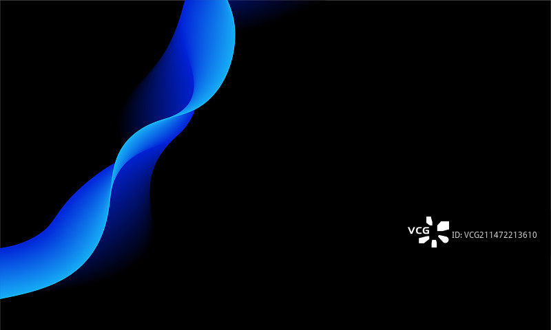 科技未来技术梦幻曲线丝带背景素材图片素材