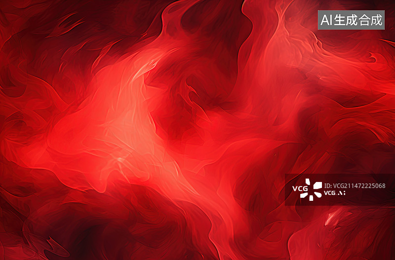 【AI数字艺术】红色抽象背景的全帧拍摄图片素材