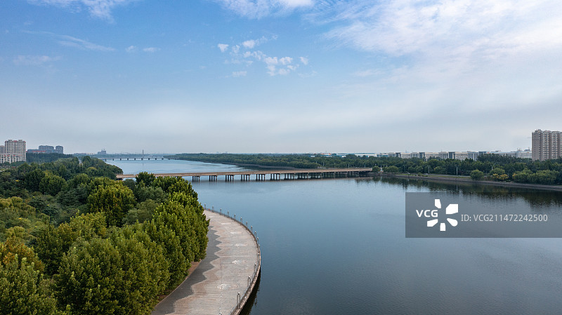 诸城潍河公园风光图片素材