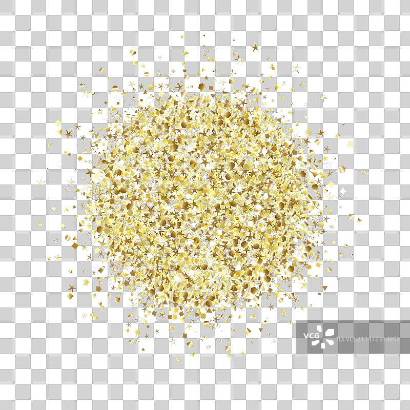 30周年闪耀金色圆圈图片素材