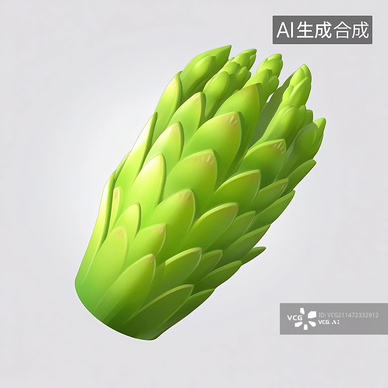 【AI数字艺术】矢量蔬菜图标图片素材